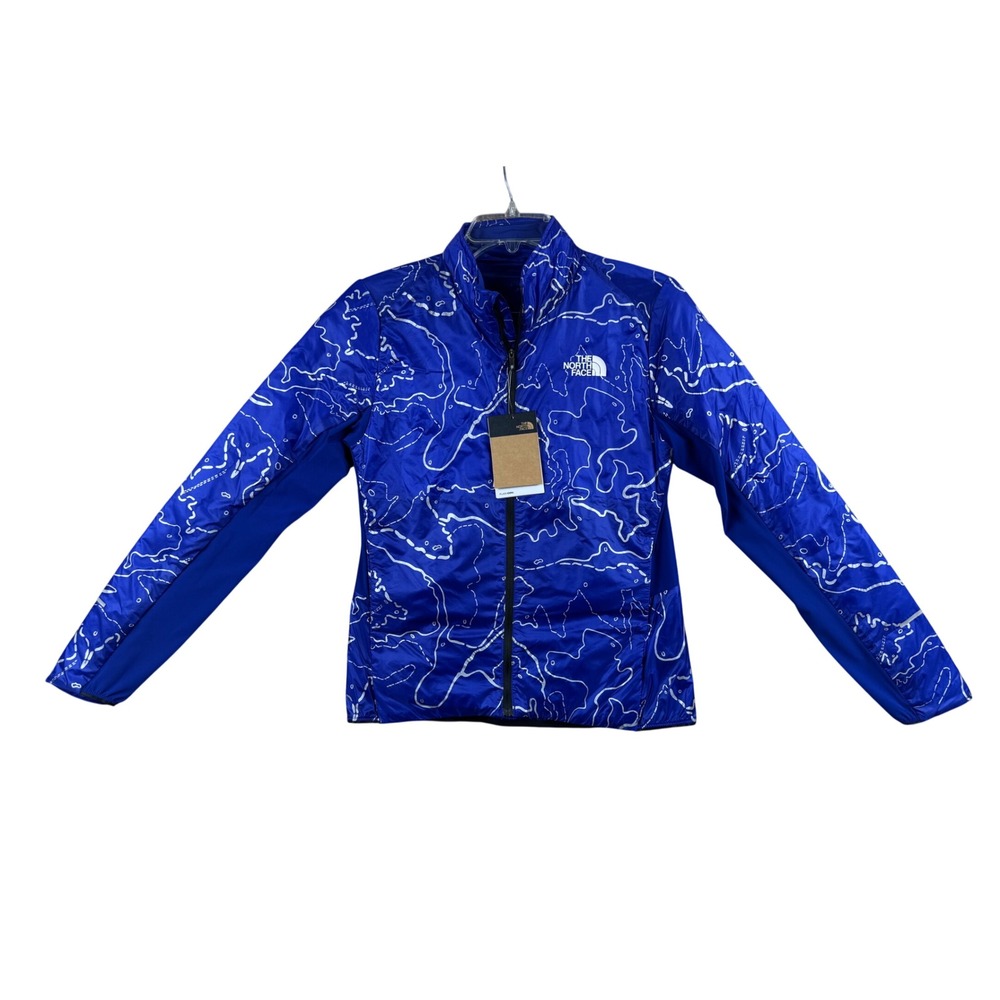 The North Face Women Winter Warm Hybrid Jacket Lapis Blue Topo NF0A7WVZ9L9 S